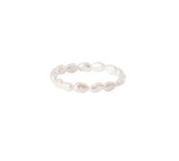 Purelei Bague anti-stress avec perles - Bague réglable en perles de qualité supérieure - Bague étanche pour femme - Bague anti-stress - Bijoux pour votre look individuel, M/L, Acier inoxydable, Pas de