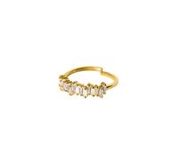 PURELEI Bague 'Powder' or / transparent, Taille 53-54