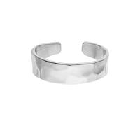 Purelei Bague Shiny - Bague réglable en acier inoxydable avec surface brillante - Imperméable - Minimaliste et moderne - Pour femme - Or, argent ou or rose - Taille 50 à 56, Acier inoxydable, Pas de