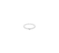 PURELEI Bague 'Shiny Bloom' argent / blanc perle, Taille 55-56
