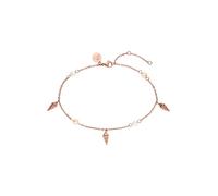 PURELEI Bijoux de pied 'Akala' or rose / blanc perle, Taille Taille unique