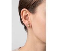 Purelei Flower Studs - Boucles d'oreilles étanches en forme de fleur avec pierres de zircone scintillantes | Acier inoxydable et plaqué or 14 K/18 carats | Symbole de légèreté et de joie de vivre