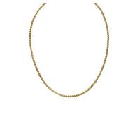 Purelei Bold Box Chain Chaîne pour homme - Imperméable et réglable | Chaîne de boxe distinctive en acier inoxydable et plaqué or 14 carats | Pièce de déclaration propre pour tous les jours, Eine