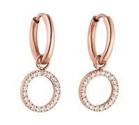 PURELEI Boucles d’oreilles femme créoles acier inoxydable résistant à l’eau - Bijoux mode hypoallergéniques, élégance intemporelle, diamètre 1,4cm, parfait cadeau mode