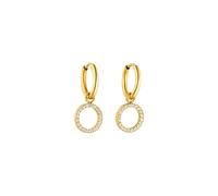 PURELEI Boucles d'oreilles 'Closed Glow' or / transparent, Taille One Size