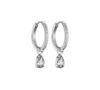 Purelei® Boucles d'oreilles créoles élégantes et vintage pour femme - Plaqué or 18 carats - Oxyde de zirconium - Acier inoxydable (15,6 mm) - Bijoux pour femme, Normal, Acier inoxydable, Ormeau