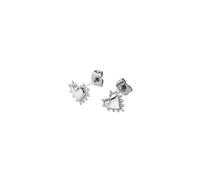 Purelei Boucles d'oreilles Delicate Heart - Imperméables - Petites boucles d'oreilles en forme de cœur au look vintage en acier inoxydable et plaqué or 14 K/18 carats - Symbole discret de l'amour et