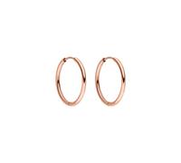 PURELEI® Boucles d'oreilles élégantes, boucles d'oreilles pour femme en acier inoxydable durable, bijoux imperméables, diamètre 15,8 mm (Argent)