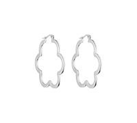 Purelei® Boucles d'oreilles élégantes en forme de fleur pour femme - Beau design floral plaqué or 18 carats - Acier inoxydable (41 mm) - Cadeau pour femme, Normal, Acier inoxydable, Ormeau
