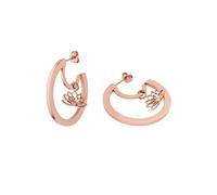 PURELEI Boucles d'oreilles 'Fascination' or rose, Taille 24 mm