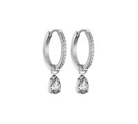 PURELEI Boucles d'oreilles 'Felice' argent / transparent, Taille Taille unique