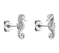 PURELEI Boucles d'oreilles femme hippocampe acier inoxydable plaqué or argent or rose, résistantes à l'eau, hypoallergéniques, élégantes et originales, idée cadeau inspirante