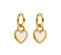 PURELEI Boucles d'oreilles ' Heart Charm ' or, Taille One Size