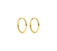 PURELEI Boucles d'oreilles 'Sleeky' or, Taille Taille unique