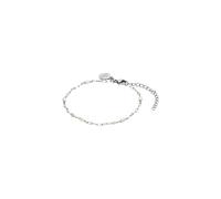 PURELEI Bracelet 'Delicate Pearl' argent / blanc perle, Taille 16 - 20 cm