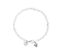 PURELEI Bracelet 'Endless Love' argent / transparent, Taille One Size