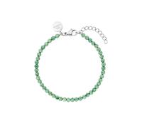 Purelei Bracelet femme aventurine véritable acier inoxydable durable - Bijou étanche élégant réglable 16-19 cm cadeau femme bien-être style tendance spiritualité