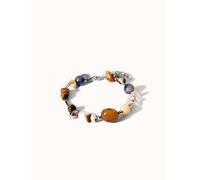PURELEI Bracelet 'Hawaiian Sunset' beige / marron / transparent / blanc, Taille 17 - 20 cm