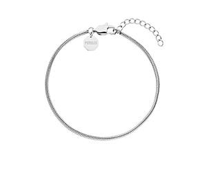 Purelei Bracelet homme argenté étanche - Acier inoxydable, chaîne maille tendance, longueur réglable 18 à 22 cm, cadeau élégant pour homme ou femme, résistant à l’eau et durable