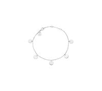 Purelei® Bracelet Kalea, Bracelet femme élégant et résistant à l'eau, Bracelet gourmette en acier inoxydable avec pendentifs, Longueur réglable 16-19 cm