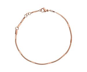 Purelei Bracelet Kanani femme - Gourmette élégante acier inoxydable plaqué or 18K, réglable, résistant à l'eau - Bijou tendance inspiration Hawaï, style chic au poignet
