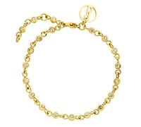 Purelei® Bracelet pour femme élégant avec pierres précieuses - Bijou imperméable en acier inoxydable - Longueur réglable de 15 à 18 cm - Bijou tendance pour votre look individuel - Réglable