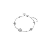 Purelei Velvet Rose Bracelet - Imperméable et réglable | Bracelet en acier inoxydable avec pendentifs roses gradués et plaqué or 14 K/18 carats | Attire tous les regards avec une touche romantique