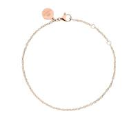 Purelei® Brave Bracelet (or, argent, or rose), bracelet filigrane imperméable pour femme, bracelet simple en acier inoxydable, cadeau pour femme, longueur réglable de 16 à 19 cm, 16/17,5/19 cm, Acier