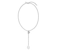 PURELEI Chaîne 'Aloha' argent / blanc perle, Taille One Size