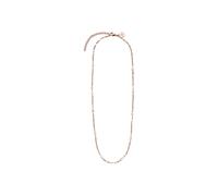 PURELEI Chaîne 'Delicate Pearl' or rose / blanc, Taille 40 - 45 cm