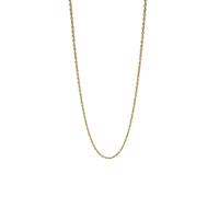 Purelei Chaîne fine vintage - Collier torsadé en acier inoxydable 14 carats plaqué or rose ou argent - 40-45 cm - 2,3 mm de large - Parfait pour superposition - Imperméable - Réglable, Länge: 40-45 cm