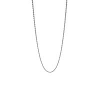 Purelei Chaîne fine vintage - Collier torsadé en acier inoxydable 14 carats plaqué or rose ou argent - 40-45 cm - 2,3 mm de large - Parfait pour superposition - Imperméable - Réglable, Länge: 40-45 cm