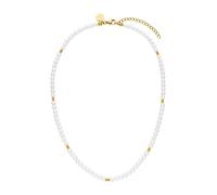 PURELEI Chaîne 'Finesse' or / blanc perle, Taille One Size