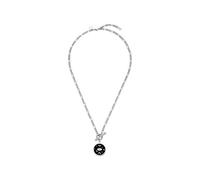 PURELEI Chaîne 'Galaxy' noir / argent, Taille 50 - 55cm