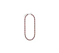 PURELEI Chaîne 'Horizon' rouge ru rgent, Taille 50 - 55cm