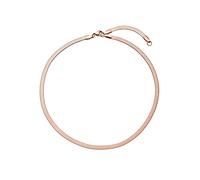 Purelei® Choker I'lalo, Collier pour femmes en acier inoxydable, Ras de cou résistant à l'eau avec chaîne serpent, Longueur réglable 35-40 cm, Cadeau pour femme
