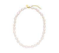 PURELEI Chaîne 'Keshi Moonlight' or / blanc perle, Taille One Size