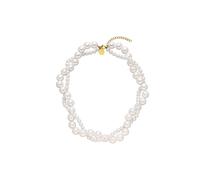 PURELEI Chaîne 'Pearl Elegance' or / blanc perle, Taille One Size