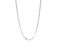 Purelei® Chaîne pétale - Chaîne en acier inoxydable plaqué or 18 carats - Chaîne à maillons en filigrane pour femme - Compatible avec les breloques - 50-55 cm de longueur - Disponible en or, argent et