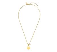 Purelei Collier Poetic (or, argent, or rose) pour femme avec pendentif rond et pierre semi-précieuse, chaîne étanche en acier inoxydable, cadeau pour femme, acier inoxydable