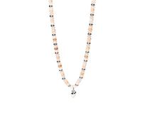 Purelei® Seafoam Collier de perles élégant avec pendentif coquillage en acier inoxydable doré, argenté ou or rose, 40-45 cm, jade quartzite et acier inoxydable, design estival, Länge: 40 - 45 cm