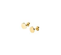PURELEI® Clous d'oreilles pour homme - Boucles d'oreilles rondes en acier inoxydable or (plaqué or 18 carats) ou argent - Design minimaliste - 7,5 mm de diamètre - Bijoux intemporels pour homme
