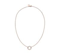 Purelei® Collier Bloom, Chaîne pour femme avec pendentif en forme de fleur, Collier tendance résistant à l'eau en acier inoxydable, Longueur réglable 40-45 cm (Or rose)