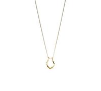 Purelei Collier en acier inoxydable plaqué or 14 carats / plaqué or rose 18 carats / argent - Porte-bijoux pour bagues - Design goutte - Réglable de 40 à 45 cm - Sûr et élégant, Eine Grösse, Acier