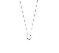 Purelei Collier en acier inoxydable plaqué or 14 carats / plaqué or rose 18 carats / argent - Porte-bijoux pour bagues - Design goutte - Réglable de 40 à 45 cm - Sûr et élégant, Eine Grösse, Acier