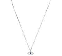 Purelei Collier Femme Acier Inoxydable Bleu Oeil - Résistant à l’Eau, Réglable 40-45cm, Bijou Élégant pour Toutes Occasions, Idéal Cadeau, Accessoire Mode