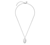 Purelei Collier Spirit - Imperméable et réglable - Chaîne en acier inoxydable avec pendentif médaillon ovale - Plaqué or 14 K/18 carats - Symbole de protection, de force et de tranquillité intérieure