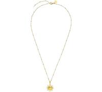 Purelei® Collier Sun, Collier pour femme en acier inoxydable, Chaîne résistante à l'eau avec pendentif en forme de soleil, Longueur réglable 50-55 cm, Cadeau pour femme
