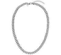 Purelei® Colliers pour hommes (argenté), chaînes figaro imperméables, chaînes gourmettes en acier inoxydable pour hommes et femmes, chaînes de différents styles et longueurs, cadeau pour homme, 5 mm,