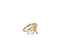 Purelei® Coral Cove Bague pour femme - Taille réglable en forme de corail - Acier inoxydable plaqué or 18 carats - Oxyde de zirconium - Taille S/M & M/L - Or/Argent/Or rose, S/M, Acier inoxydable